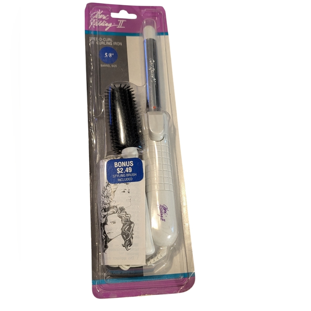 Vintage Jheri‎ Redding II 5/8 Speed Curl Curling Iron NEW In Package
